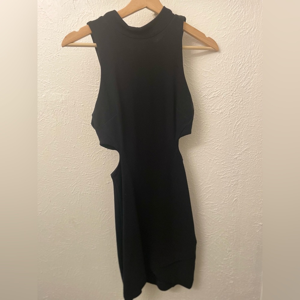 Forever 21 cut out black dress